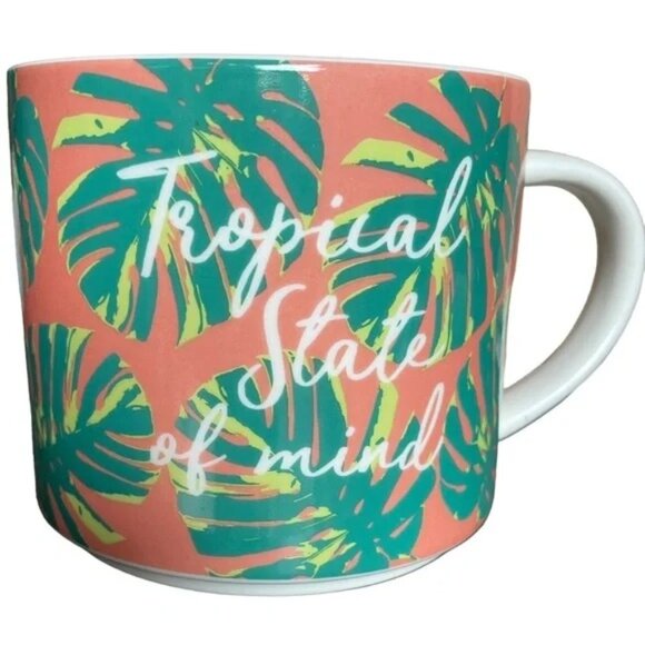 THRESHOLD Tropical State of Mind porcelain mug - Picture 1 of 9